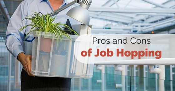 Pros And Cons Of Job Hopping Infographic