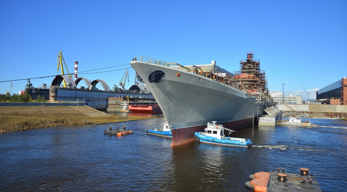 Prossegue A Reforma Do Cruzador Admiral Nakhimov Da Classe Kirov