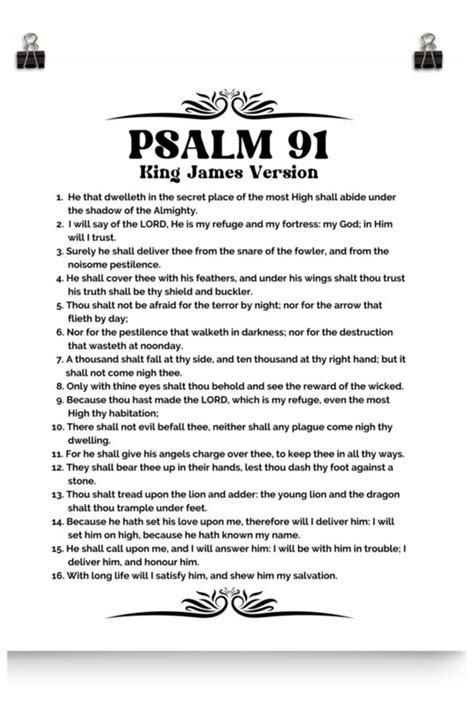 Psalm 91 King James Version Kjv