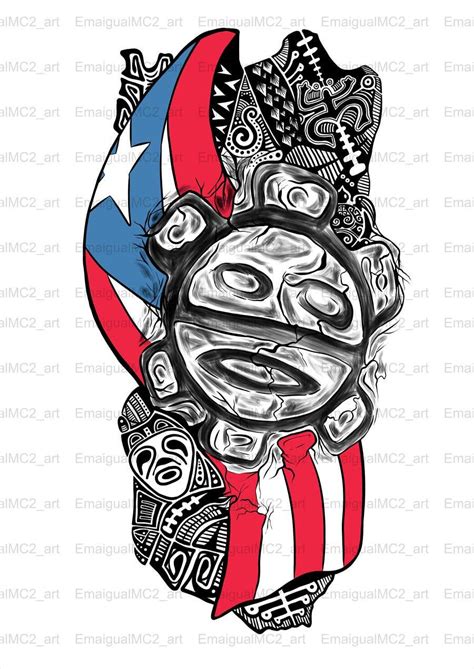 Puerto Rican Taino Tattoo Designs