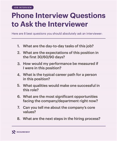 Questions To Ask A Recruiter During A Phone Interview