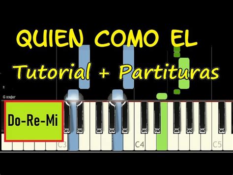 Quien Como El Piano Tutorial Cover Facil Partitura Pdf Acordes Pista