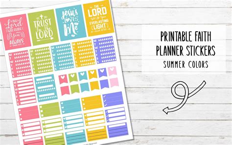 Ram In The Bush Printable Sticker Kit Bible Journaling Faith Planner