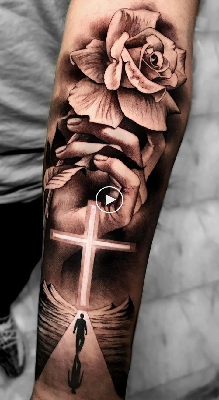 Religious Forearm Tattoo