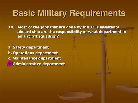 Requirements For The Army