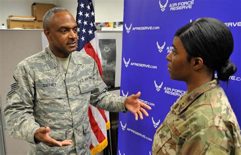 Reserve Recruiter Assists Potential Air Reserve Technicians Air Force