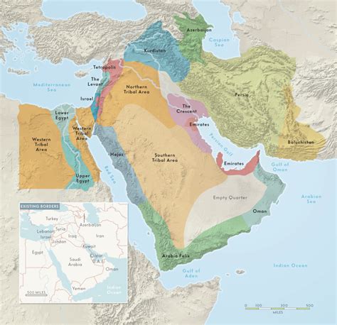 Revised Map Of The Middle East Along More Ethnically Cohesive Borders