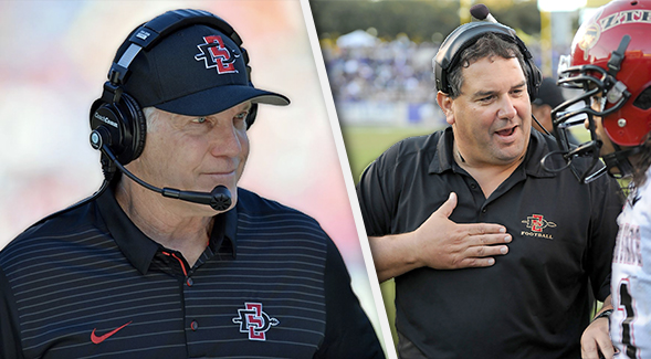 Rocky Long Retires Brady Hoke Named Sdsu Football Head Coach News Sdsu