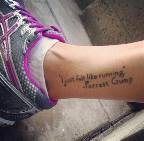 Runners Inspiring Tattoo Designs