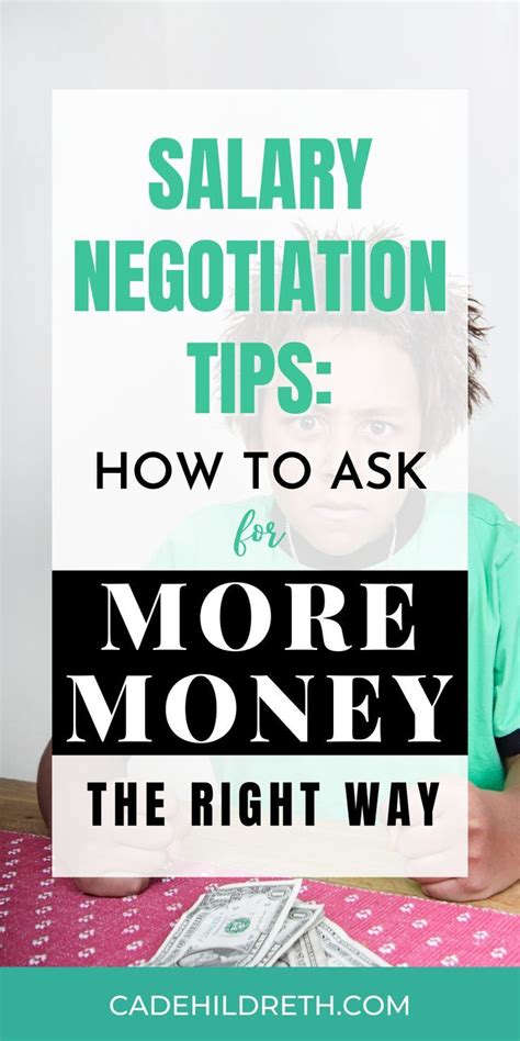 Salary Negotiation Tips How To Ask For More Money The Right Way