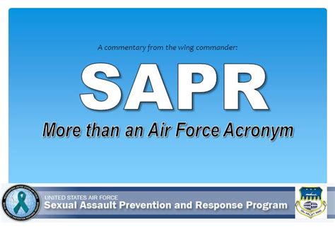 Sapr More Than An Air Force Acronym 442D Fighter Wing Article Display