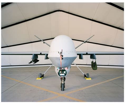 Sean Hemmerle Reaper Drone Parked In An Inflatable Hangar At Holloman