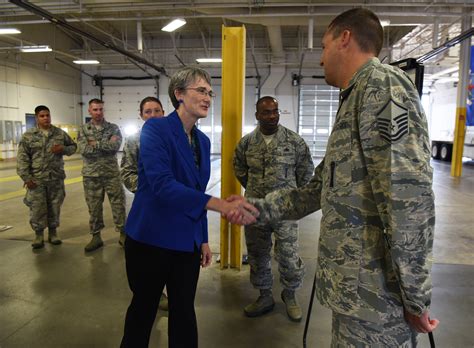 Secaf Visits F E Warren F E Warren Air Force Base News