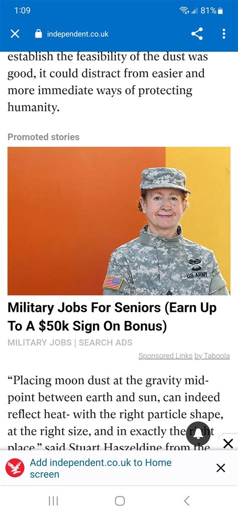 Seniors Join The Military