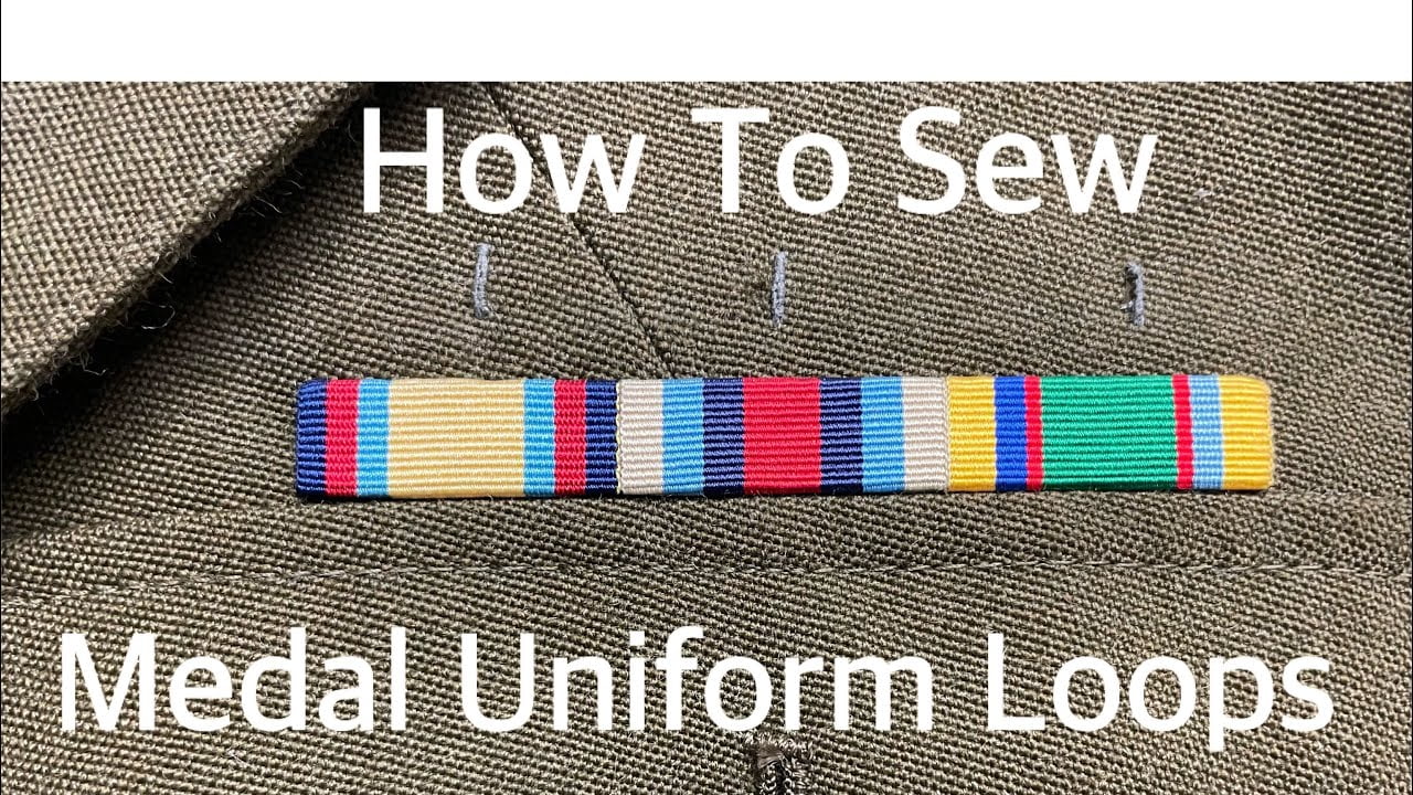 Sewing Ribbons Onto Your Army Uniform A Step By Step Guide Army Uniform