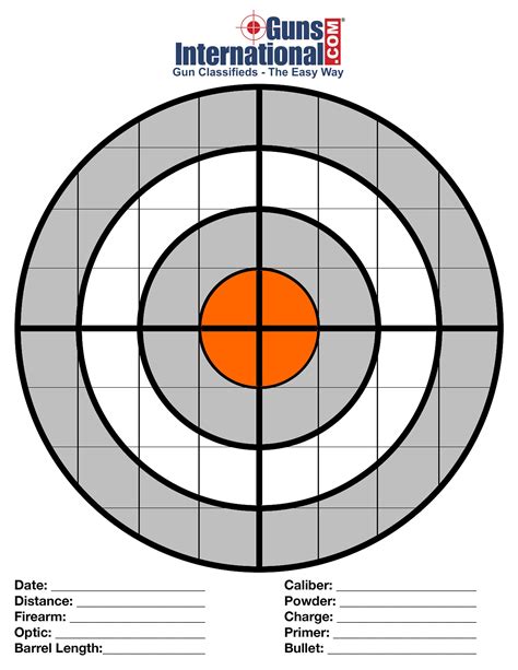 Shooting Range Paper Targets