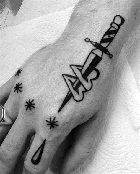 Simple Hand Tattoo For Men