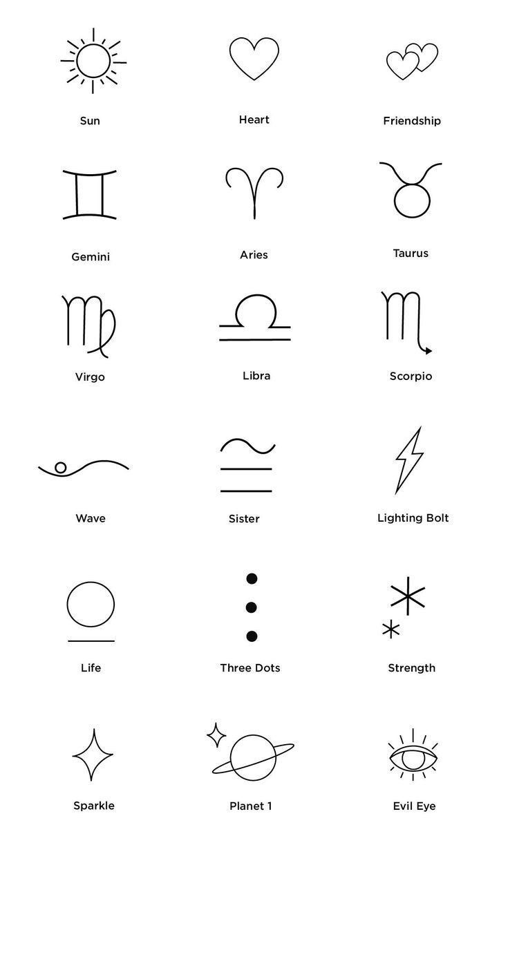 Simple Minimalist Tattoo Ideas