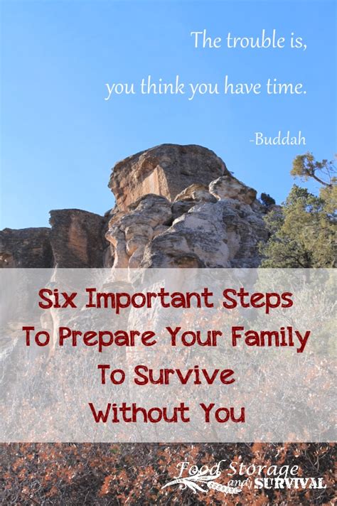 Six Important Steps To Prepare Your Family To Survive Without You