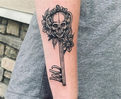 Skeleton Key Tattoo Designs