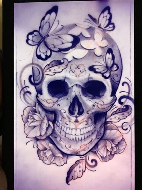 Skull Tattoos For Chicks