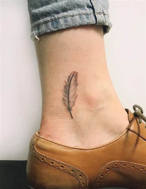 Small Feather Tattoos For Women