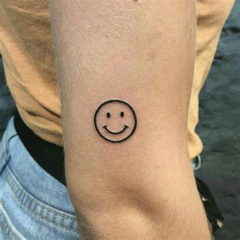 Smiley Face Tattoo Designs Ideas Meanings Images