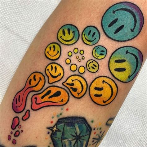 Smiley Face Tattoo Ideas