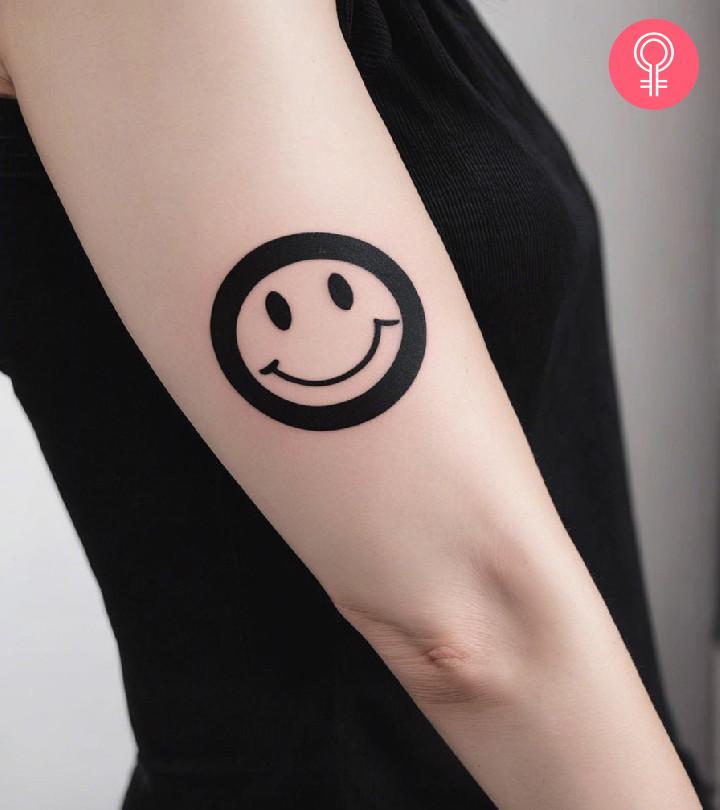 Smiley Face Tattoos Designs