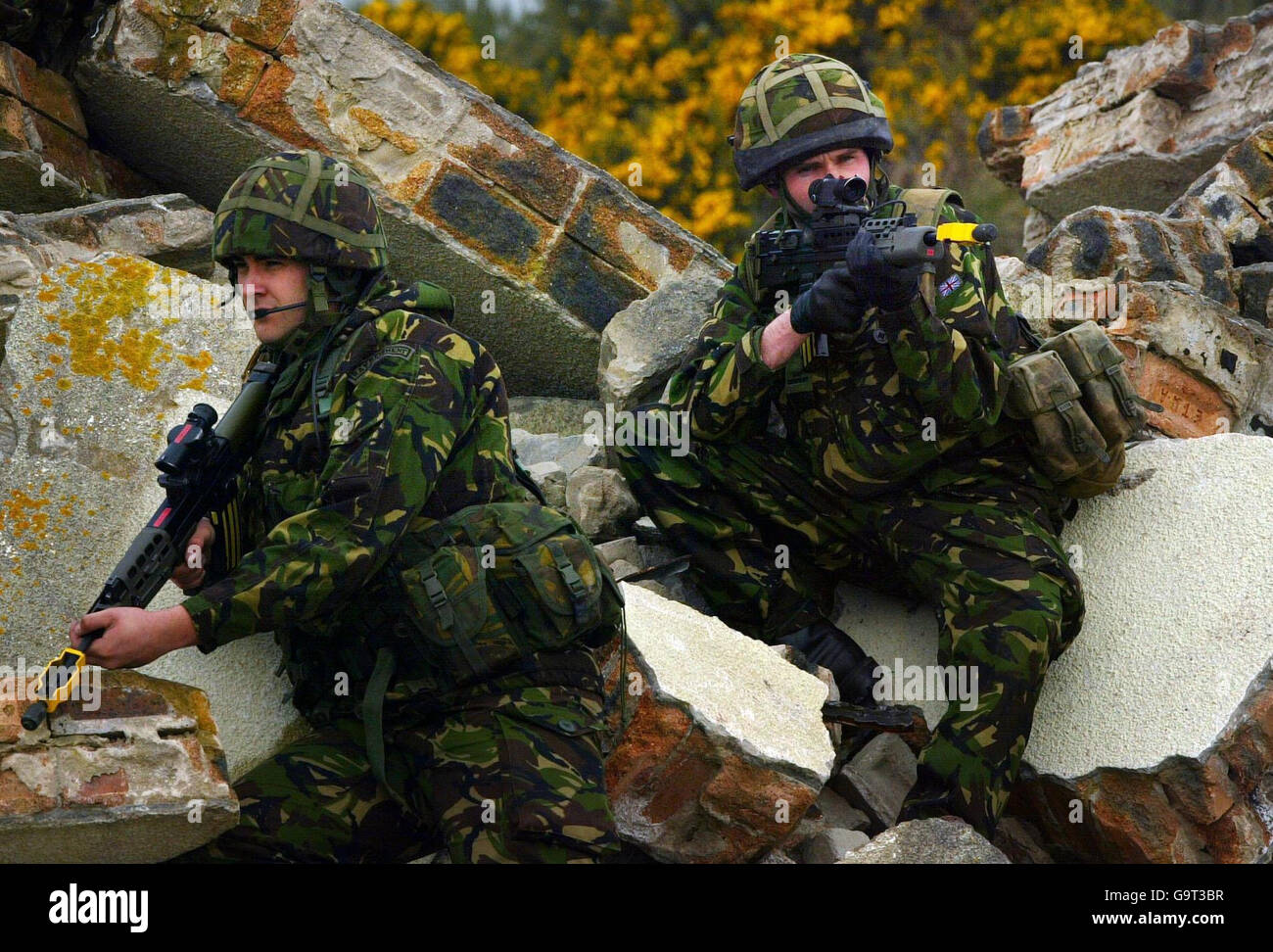 Sniper From 34 Squadron The Royal Air Force Regiment During Live