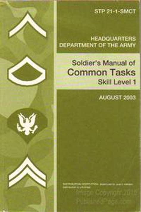 Soldier S Manual Of Common Tasks Skill Level 1 2003 August By