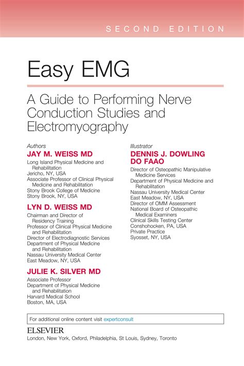 Solution 2016 Easy Emg A Guide To Performing Nerve Conduction Studies