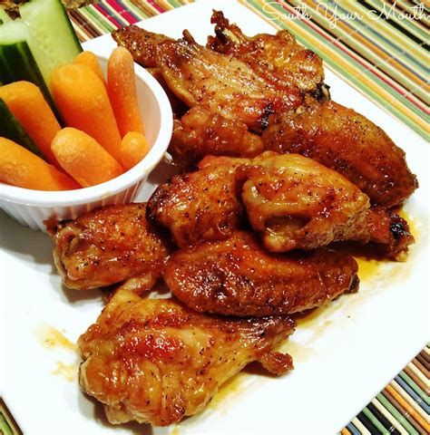 South Your Mouth Crispy Baked Chicken Wings With Sweet Asian Hot Wing