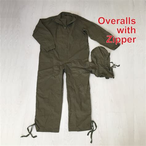 Soviet Army Overalls Military Mechanic Jumpsuit Uniforms Etsy