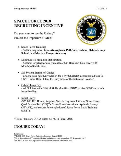 Space Force Recruitment Info R Spaceforce