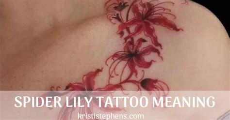 Spider Lily Tattoo Meaning Unlock Its Scary Symbolism 2023