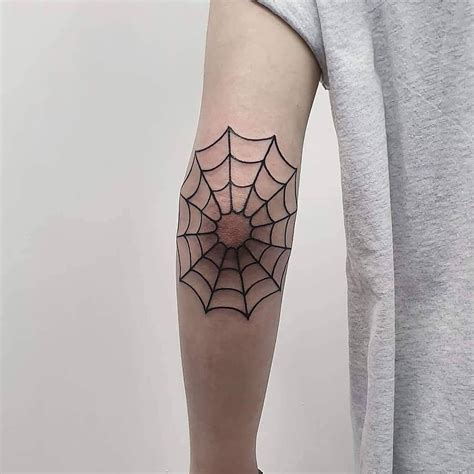 Spider Web Tattoo On Elbow Best Tattoo Ideas Gallery In 2021 Web