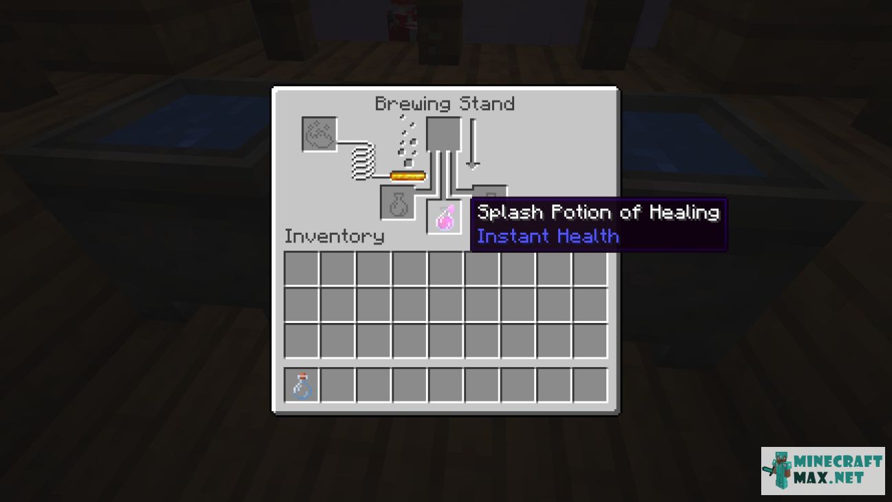 Splash Potion Of Healing How To Craft Splash Potion Of Healing In