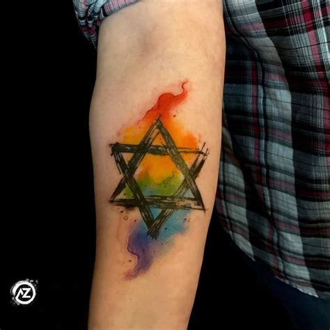 Star Of David Tattoo Design