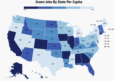 States With The Most Green Job Opportunities