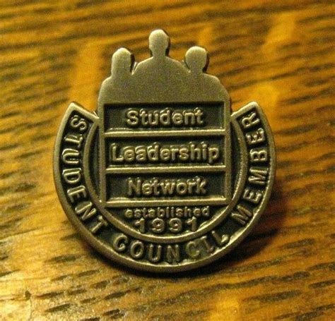 Student Leadership Network Lapel Pin School Student Council Member