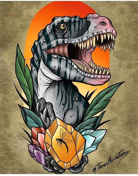 T Rex Tattoo Art