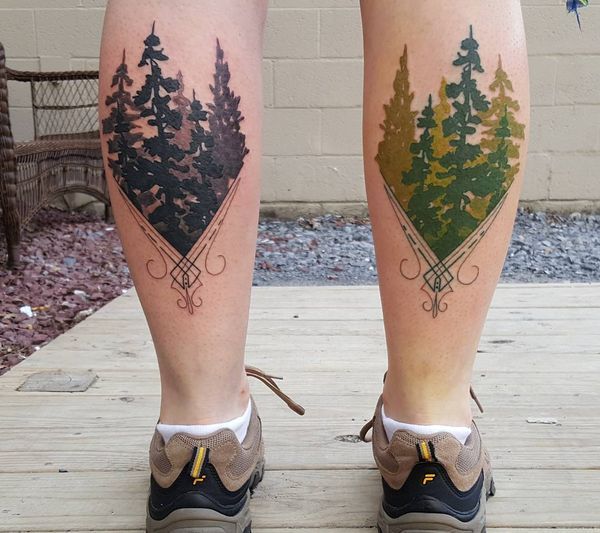 Tattoo Evergreen Designs