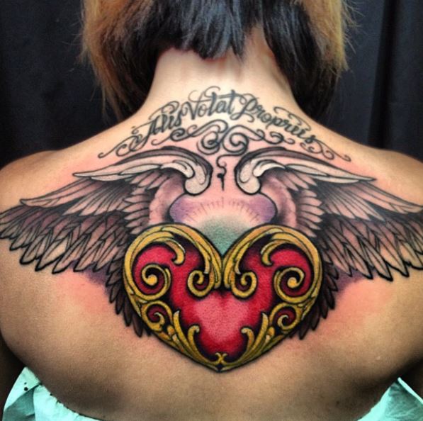 Tattoo Heart With Wings