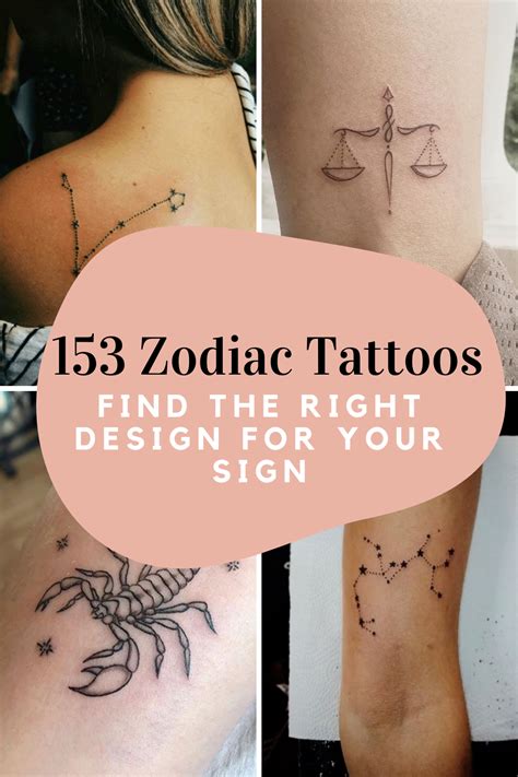 Tattoo Horoscope Signs