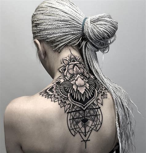 Tattoo Ideas For Women Really Neck Tattoos Women Geometric Tattoo