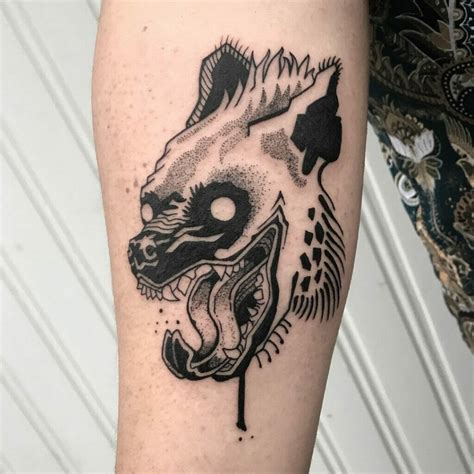 Tattoo Of Hyena