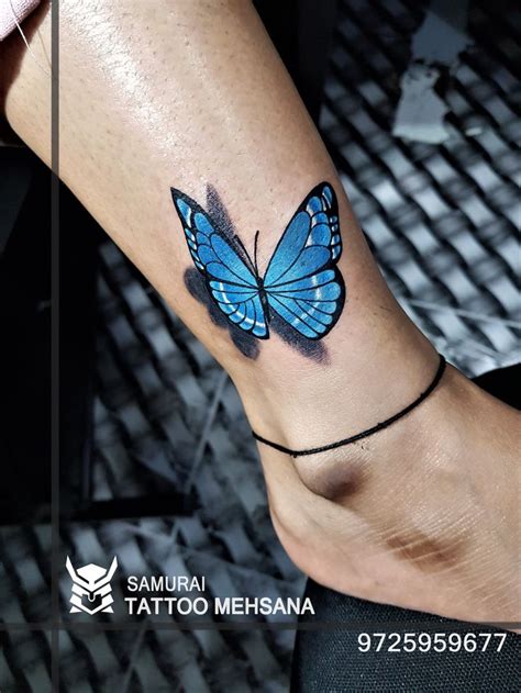 Tattoo Uploaded By Samurai Tattoo Mehsana Butterfly Tattoo Butterfly