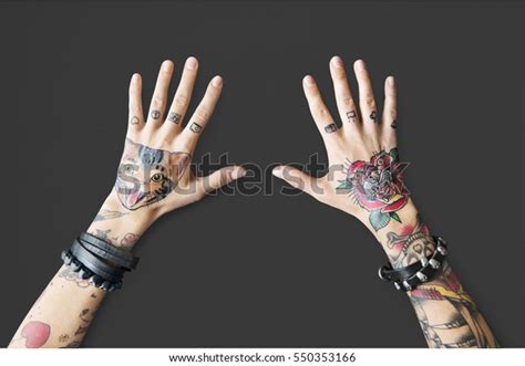 Tattoo Woman Style Glamour Alternative Lifestyle Stock Photo 550353166