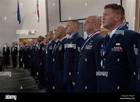 Technical Sergeants Celebrate Their Selction For Master Sergeant During